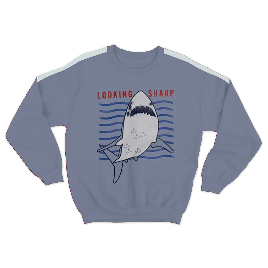 Looking Sharp-Shark Sweatshirt - 507