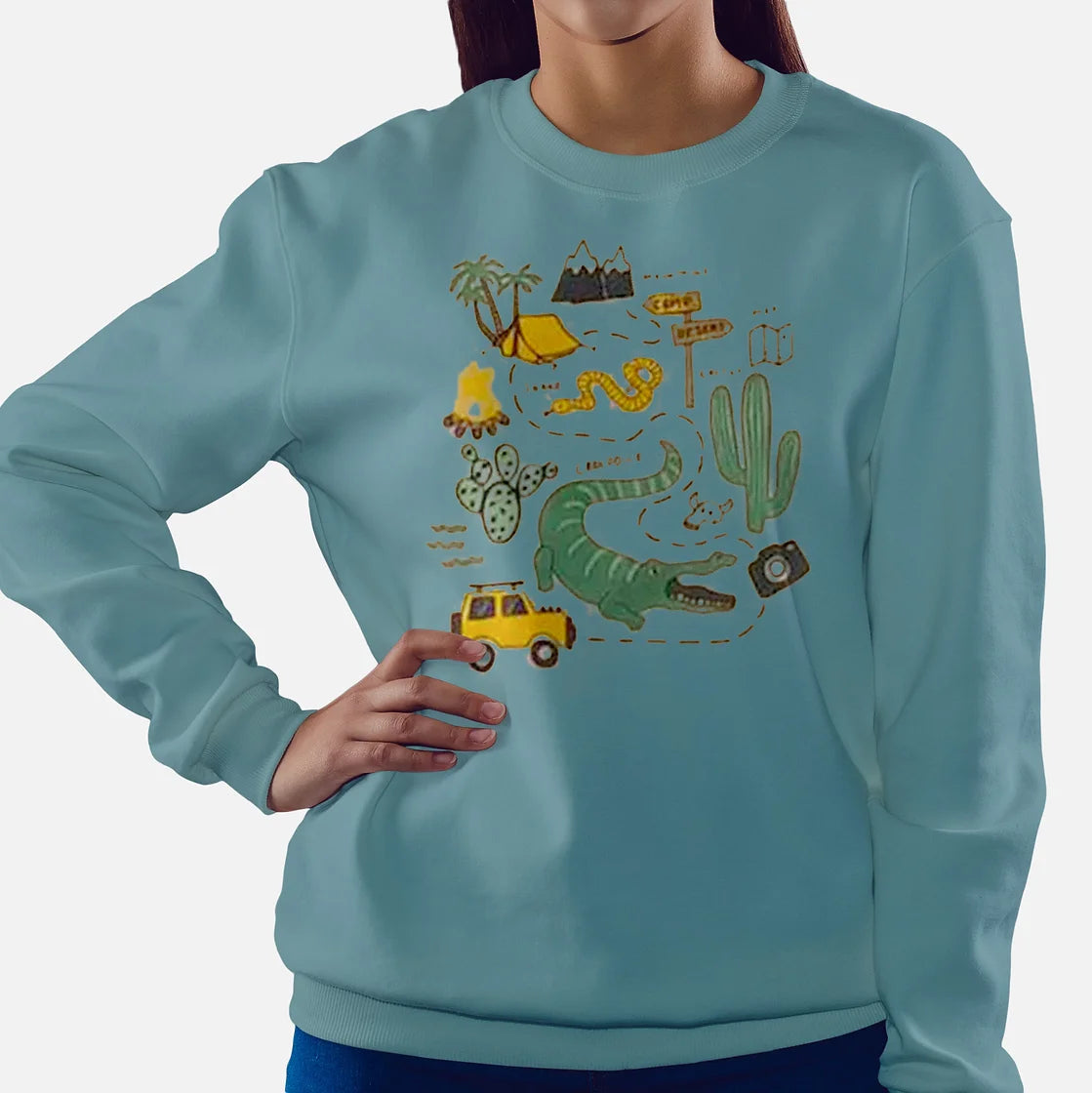 Reptile Safari Sweatshirt - 513