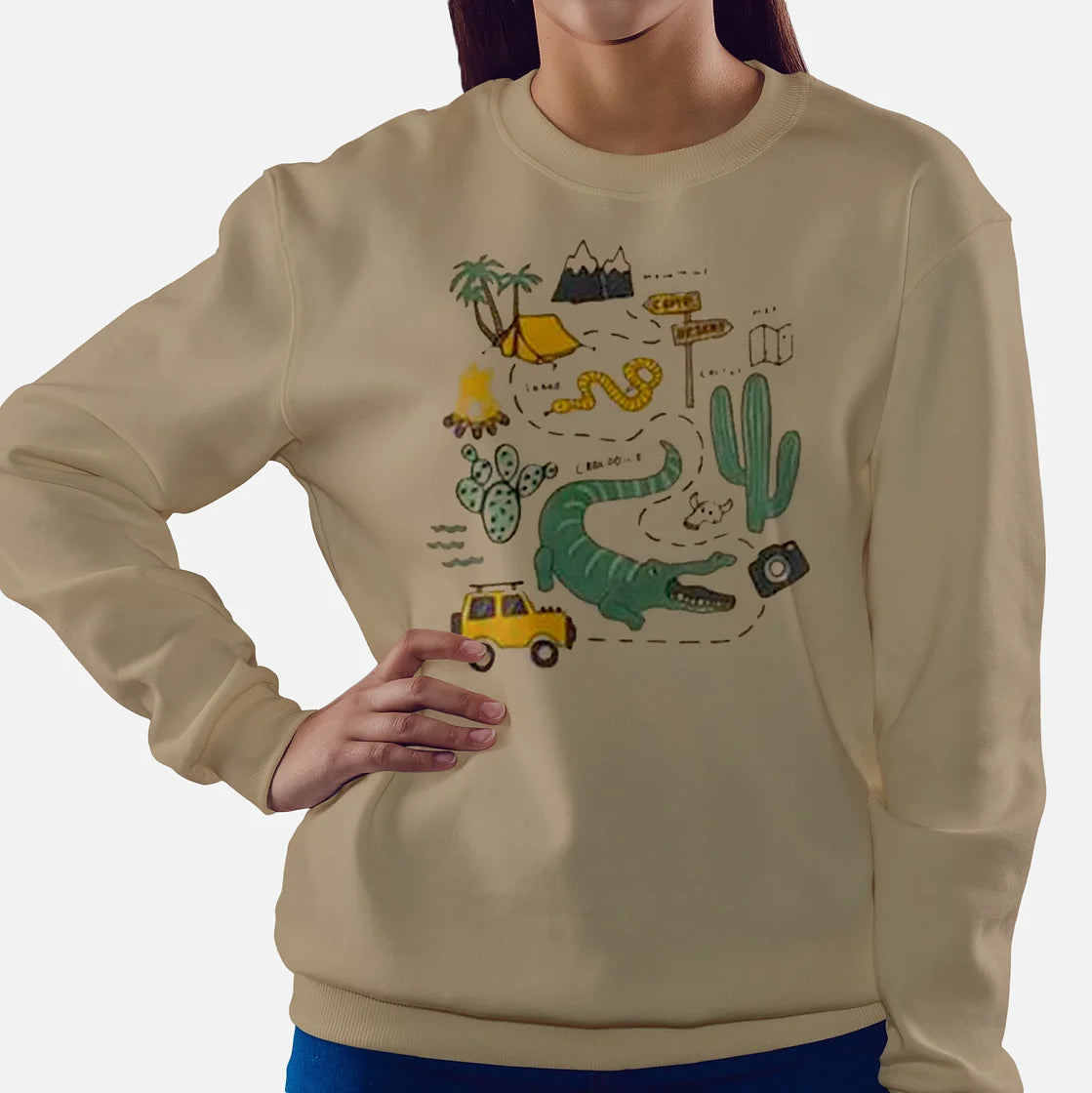 Reptile Safari Sweatshirt - 513