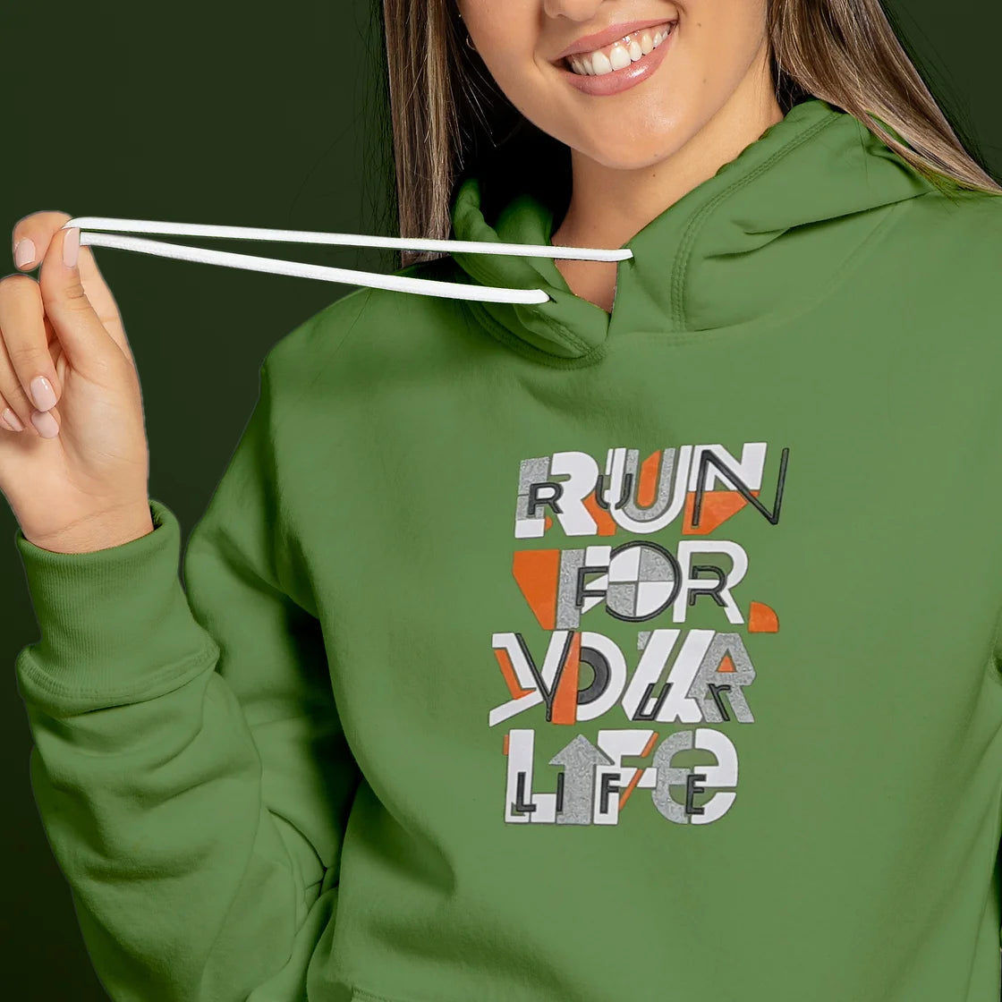 Energetic Run for your Life Hoodie - 523